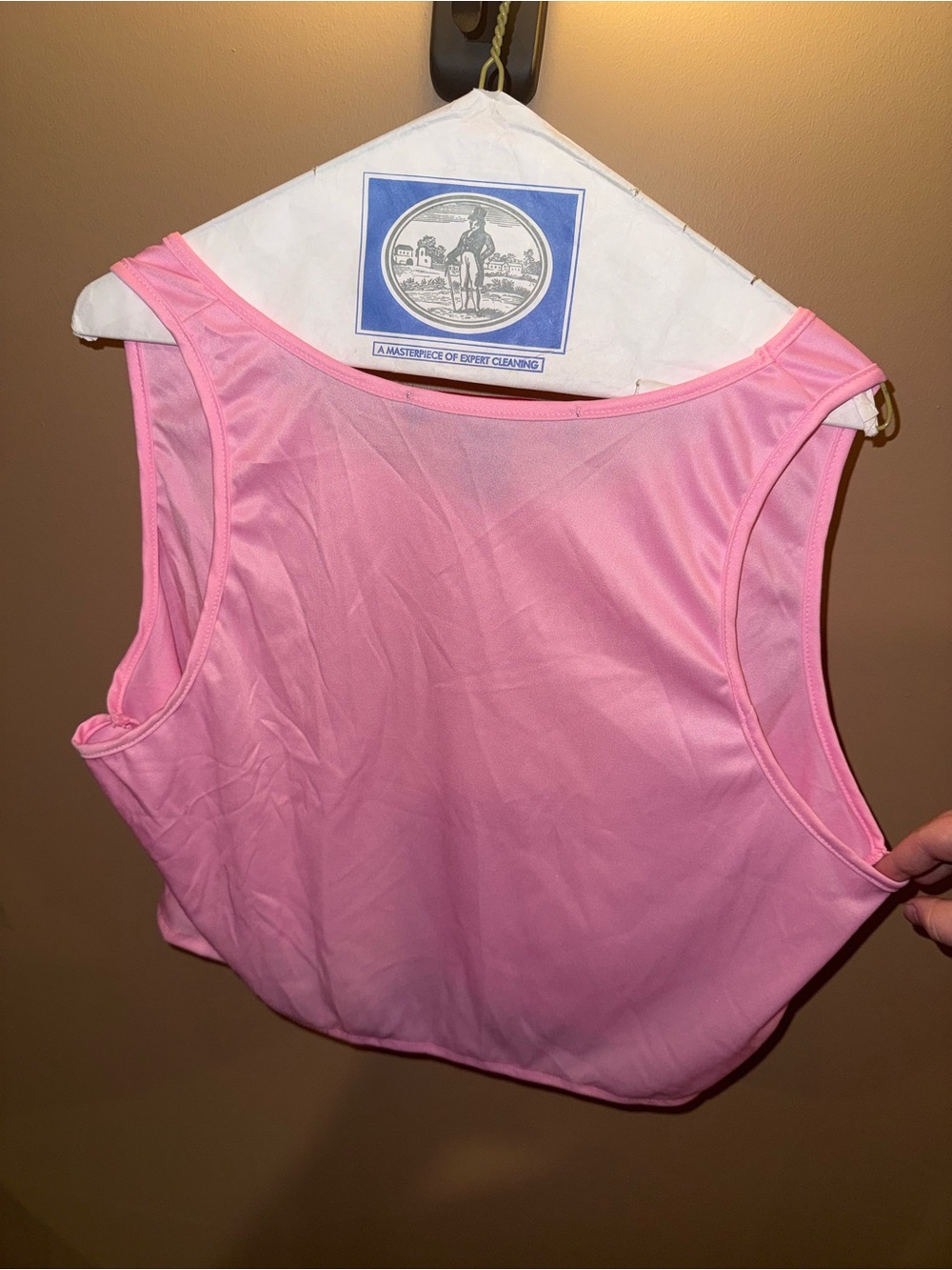 Pink Rhinestone 'MONEY' Crop Tank - Picture 4 of 5